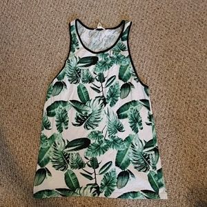 Tropical Print Tank Top